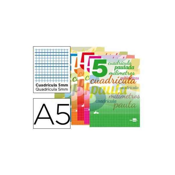 CUADERNO MOTOVIA 5MM 32HJ LB37 GRAPADO 51709