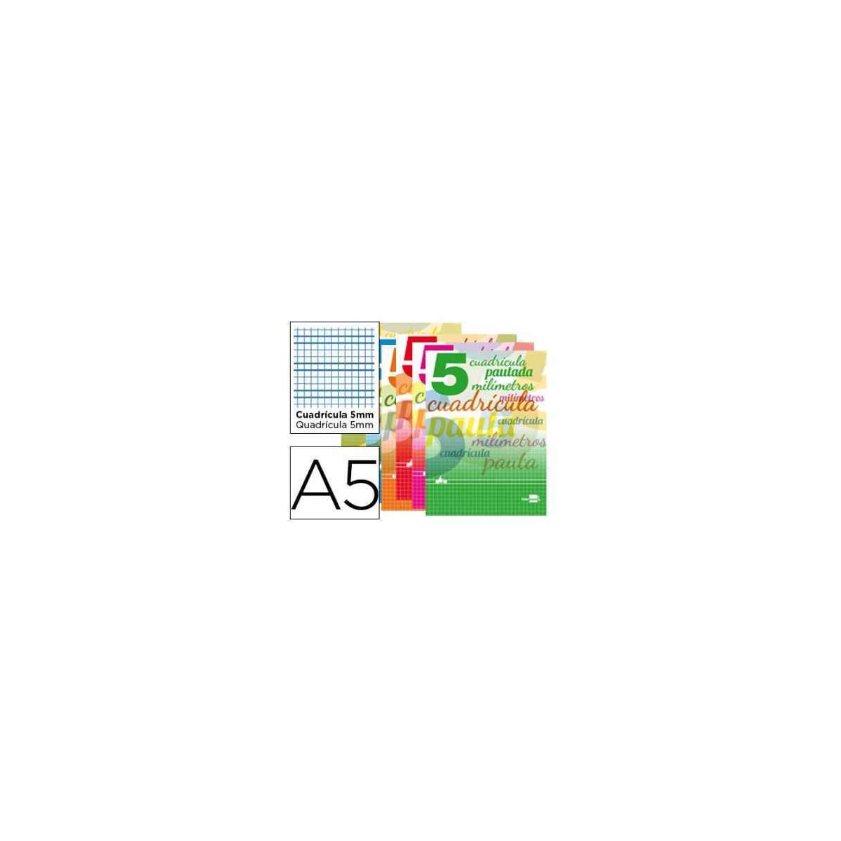 CUADERNO MOTOVIA 5MM 32HJ LB37 GRAPADO 51709