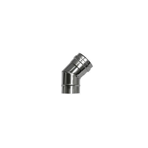 CODO INOX HUMO 125MM 45º