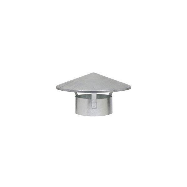 SOMBRERETE GALVANIZADO HUMO 150MM