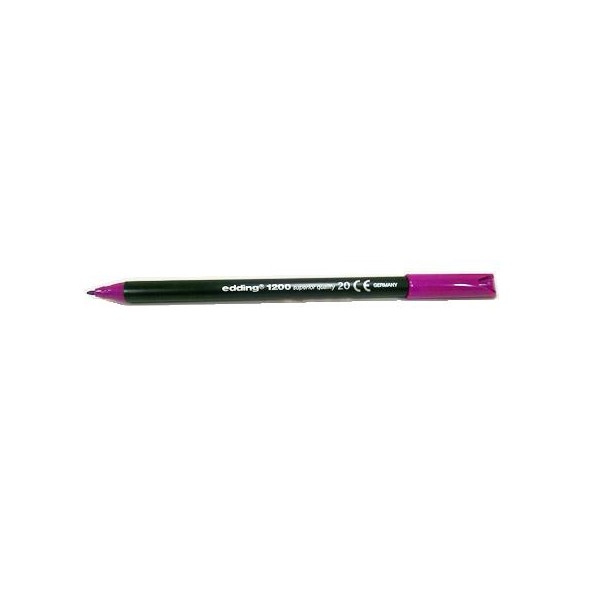 MARCADOR PUNTA FINA EDDING Nº1200 Nº20 ROSA