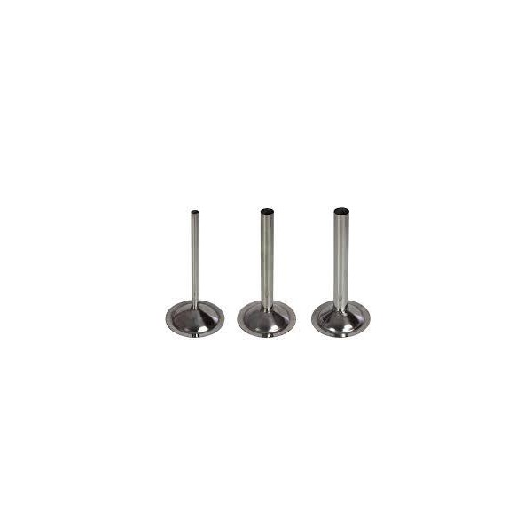 JUEGO 3 EMBUDOS METAL INOX PICADORA Nº32