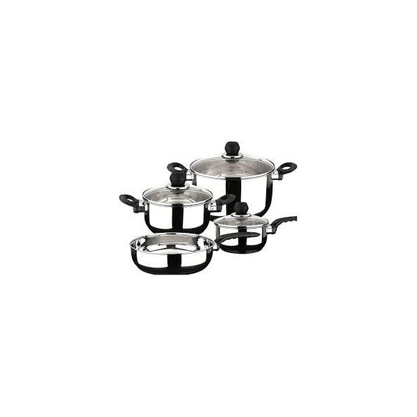 JUEGO OLLAS MAGEFESA PRACIKA INOX 7 PIEZAS