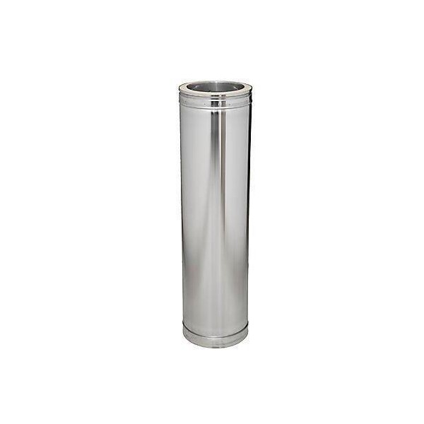 TUBO DOBLE CAPA INOX ESTUFA 200MM X 1MT