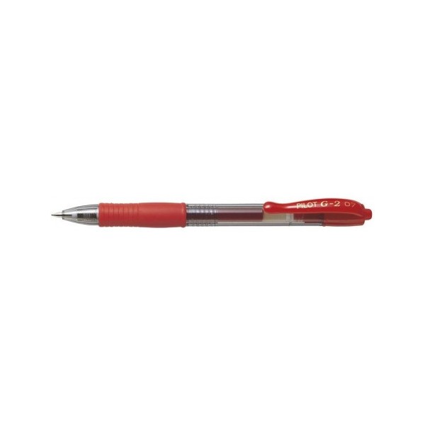 BOLIGRAFO PILOT G-2 0.7 ROJO