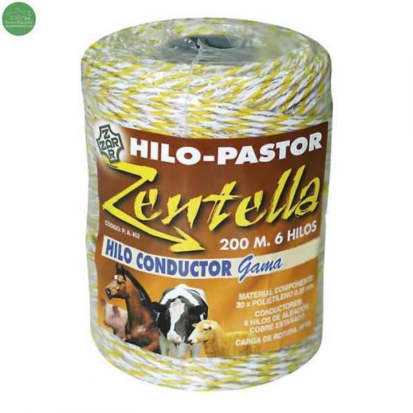 HILO PASTOR ELECTRICO CENTELLA 6H 200MT AM/BLAN