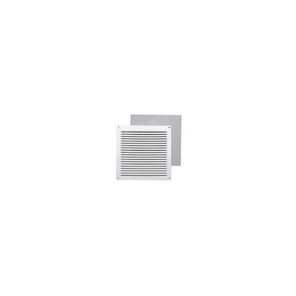 REJILLA ALUMINIO HUMOS BLANCA 15*15 CON MOSQUITERA