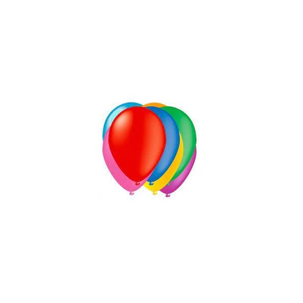 GLOBOS 100 UNID BOLSA ALBA DECO 22CM