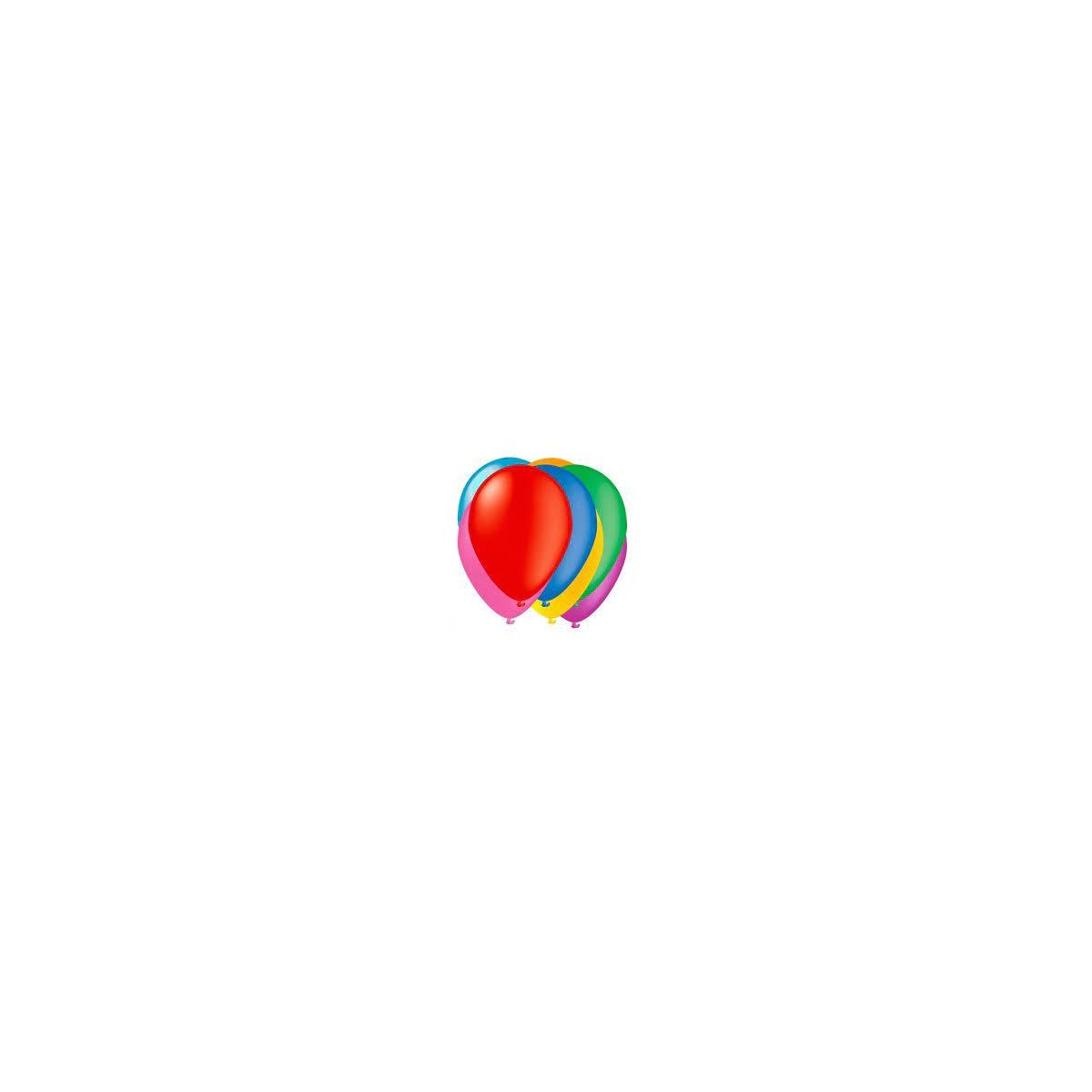 GLOBOS 100 UNID BOLSA ALBA DECO 22CM