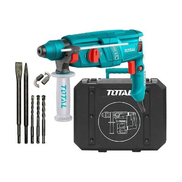 TALADRO MARTILLO 800W TOTAL TH308268 + REGALO