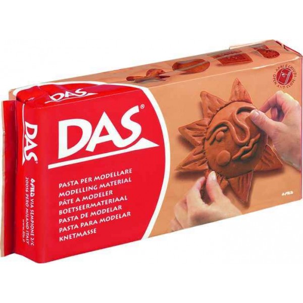 PASTA MODELAR TERRACOTA 1KG DAS