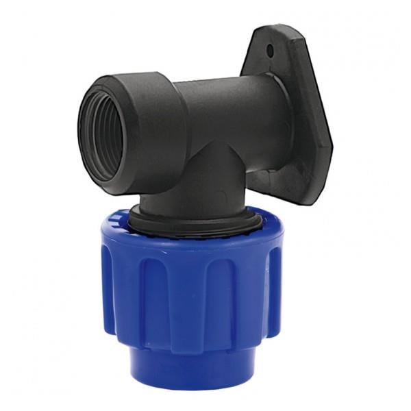 CODO MIXTO CON PLACA POLIETILENO R/H 32-1