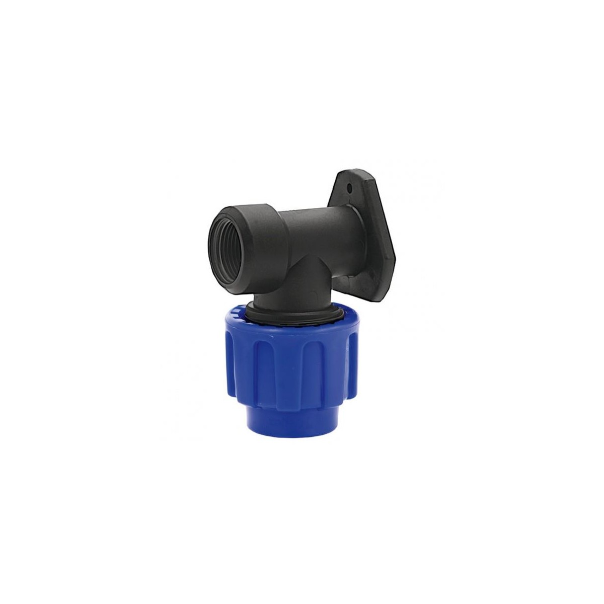 CODO MIXTO CON PLACA POLIETILENO R/H 32-1