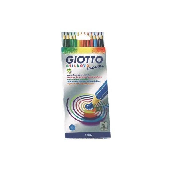 LAPICES ACUARELABLES  STILNOVO 12UD GIOTTO
