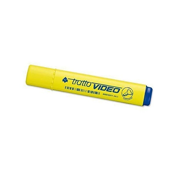 MARCADOR TRATTO VIDEO AMARILLO