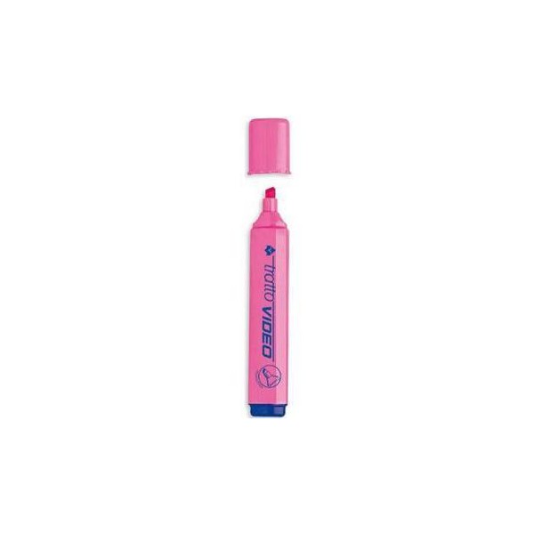 MARCADOR TRATTO VIDEO ROSA