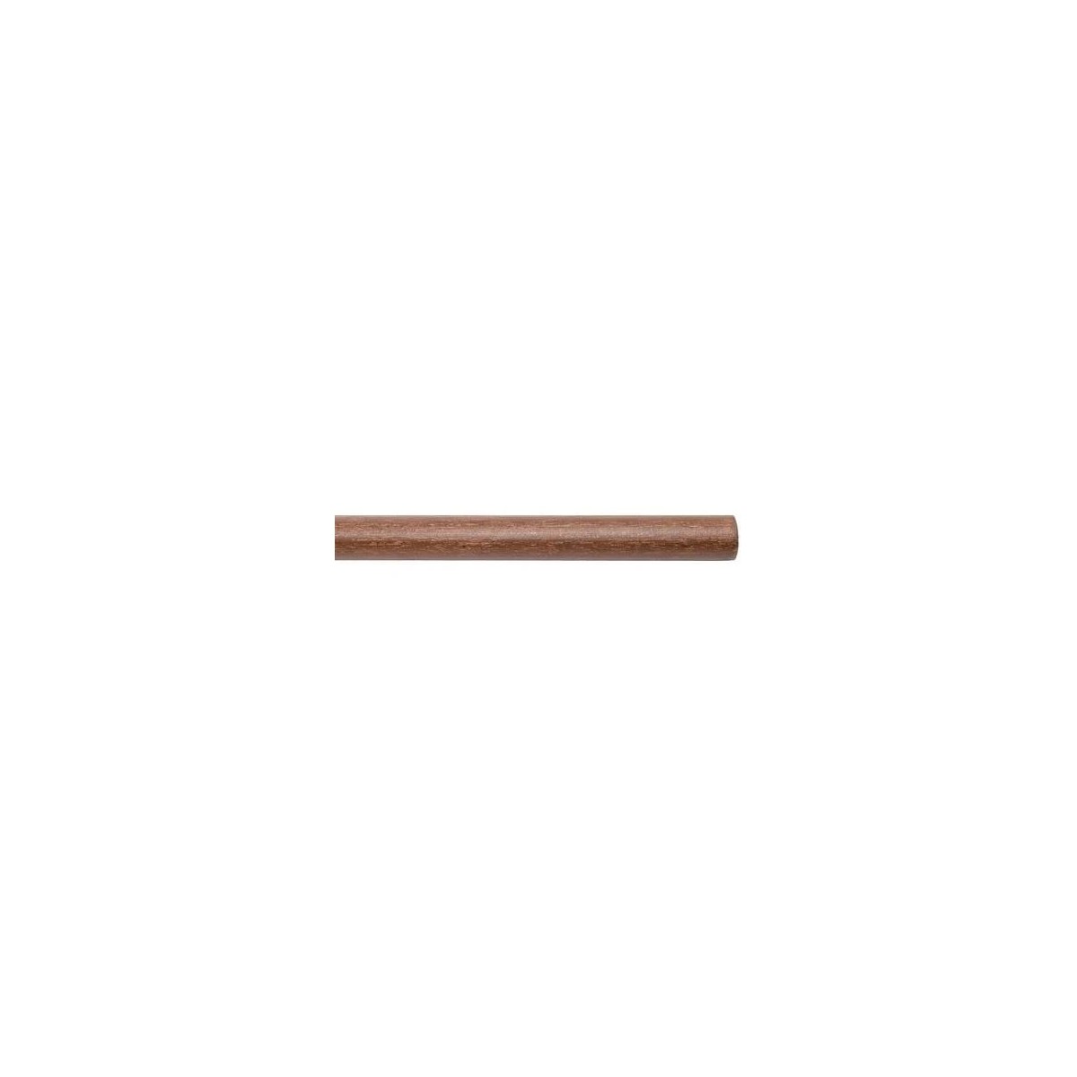 BARRA CORTINA MADERA NOGAL 28MM 1.5MTR