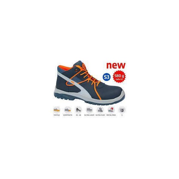 BOTA SEGURIDAD CORNER S3P TALLA 43