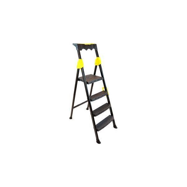 ESCALERA ALUMIN 5 PELDA ANCHOS Y PORTA HERRAMIENTA