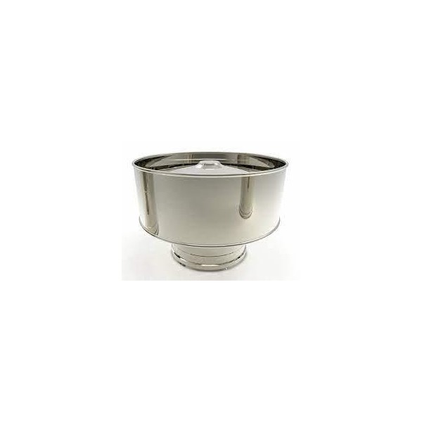 GORRO CAPERUZA INOX DOBLE PARED CALDERAS 175MM