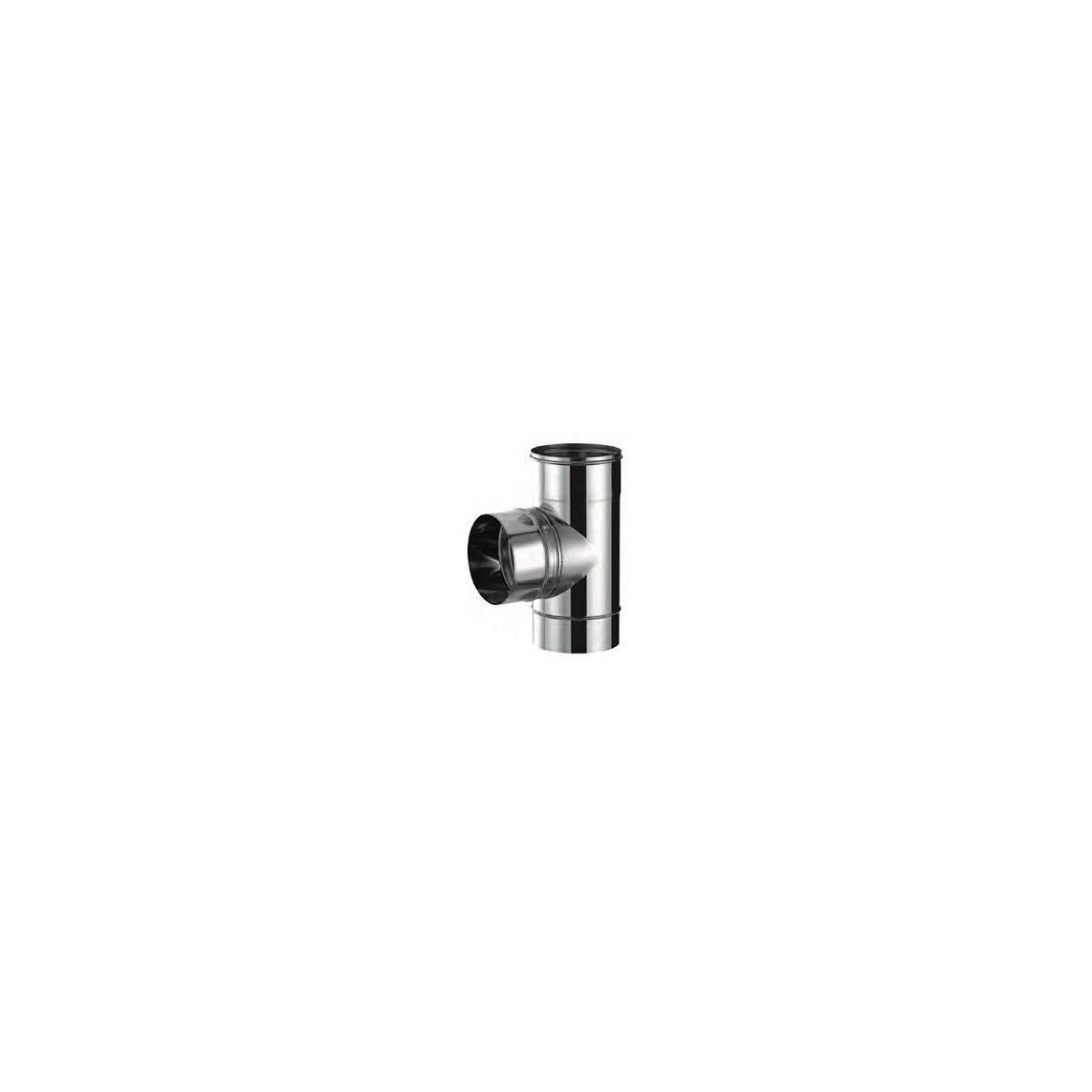 TAPON TUBO SIMPLE CAPA INOX ESTUFA 180MM