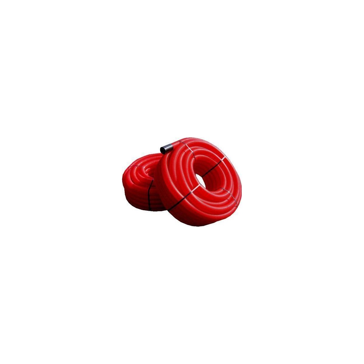 TUBO DECAPLAST COARRUGADO 160MM ROJO 50 MTR