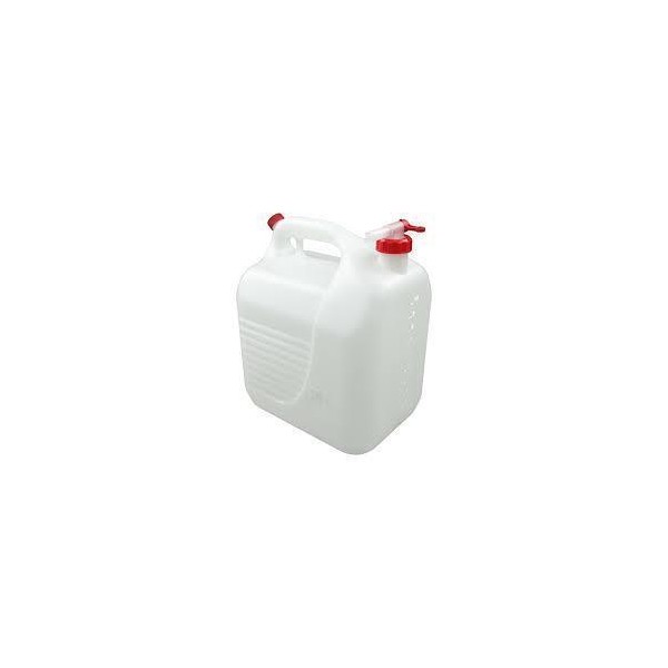 BIDON AGUA POTABLE CON GRIFO 10 LT