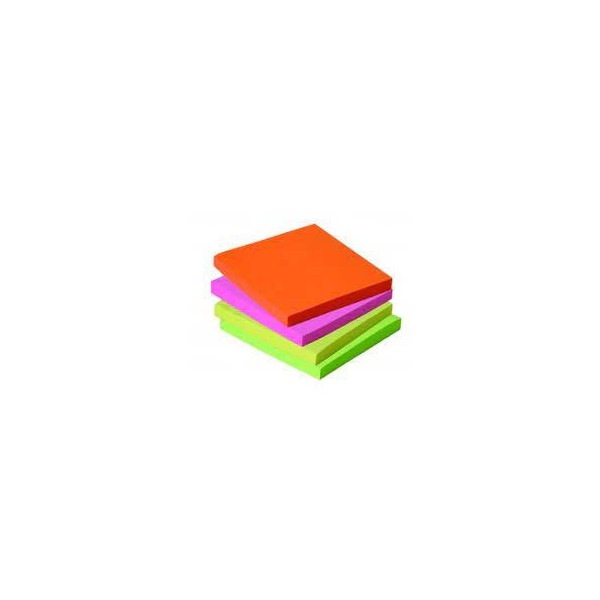 NOTAS ADHESIVAS NEON BISMARK COLORES SURTIDOS