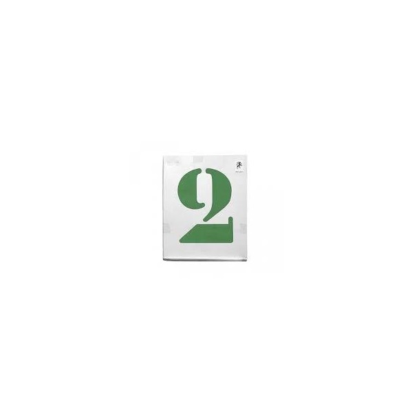PLACAS NUMEROS PARA PINTAR 30MM