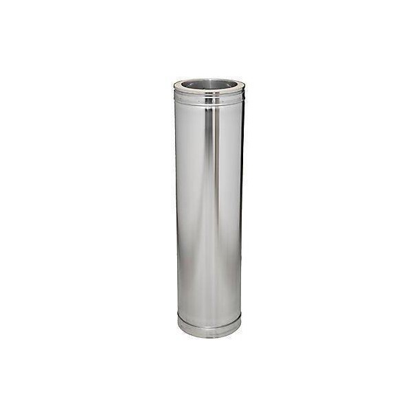 TUBO DOBLE CAPA INOX ESTUFA 300MM X 1MT