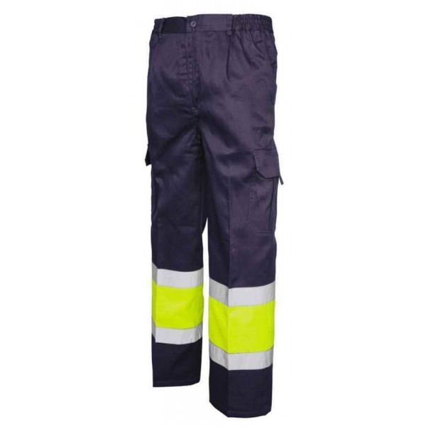 PANTALON ALTA VISIVILIDAD AZUL AMAR  T/58