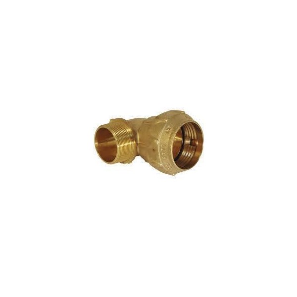 CODO MIXTO LATON POLIETILENO DE 63MM 2" M