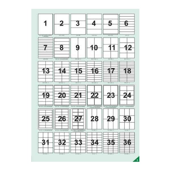 ETIQUETA ADHESIVA GRAFO 105*74MM 100HJ