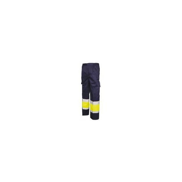 PANTALON ALTA VISI.ACOLCHADO AZ/AMA 388PFY/AA T/38