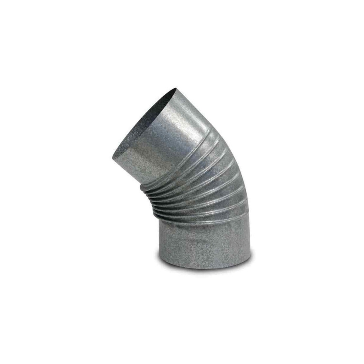 CODO GALVANIZADO HUMO 180MM 45º