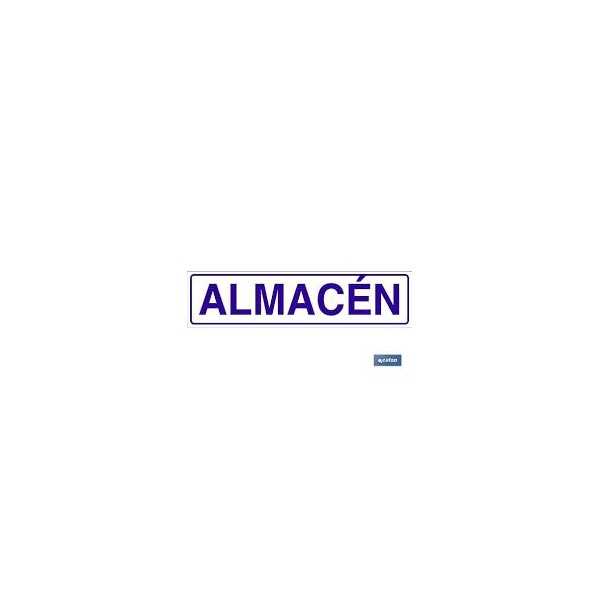 SEÑAL SERVICIOS ALMACEN GLASSPACK ADHESIVA