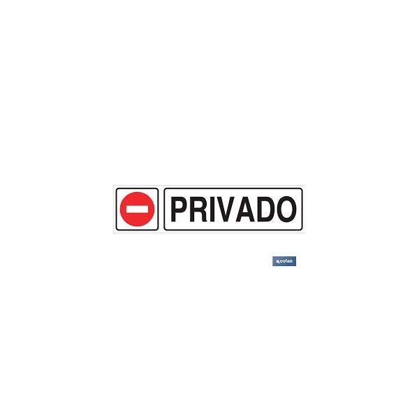 SEÑAL SERVICIOS PRIVADO GLASSPACK ADHESIVA