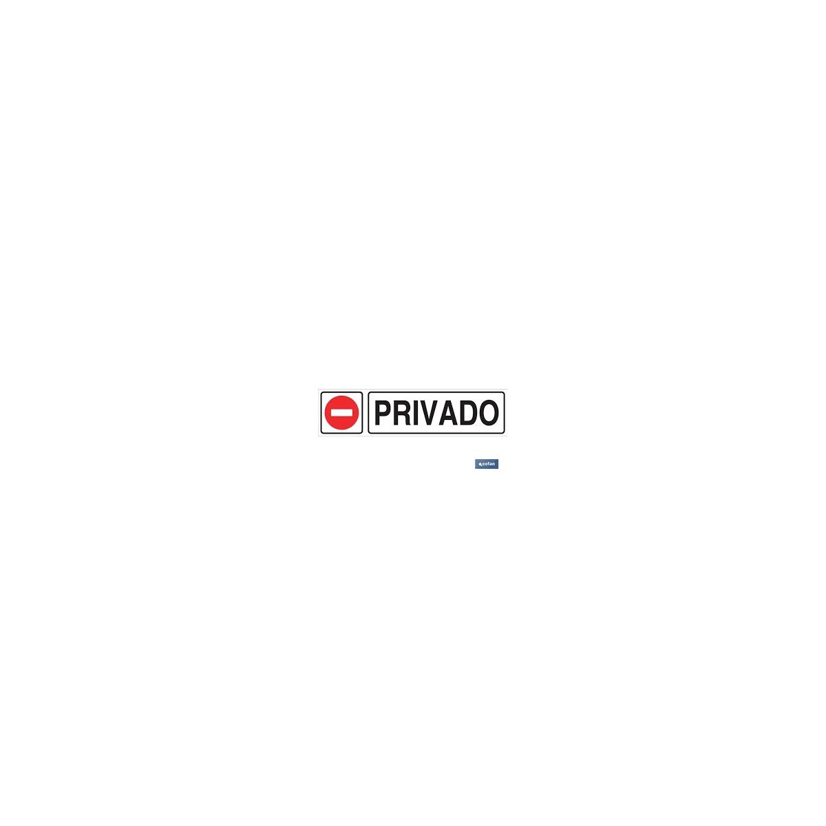 SEÑAL SERVICIOS PRIVADO GLASSPACK ADHESIVA