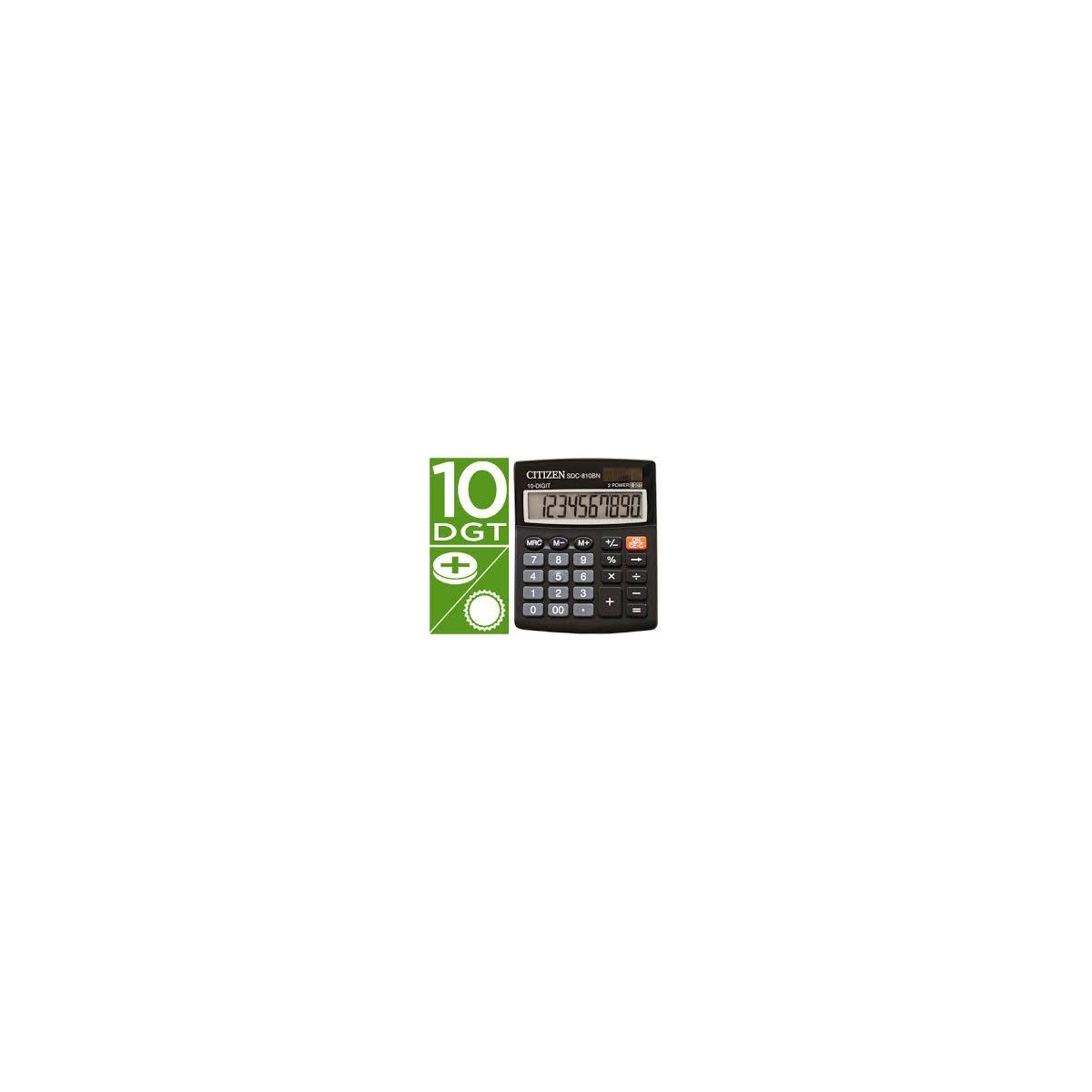 CALCULADORA OFICINA CITIZEN SDC-810BN 10 DIGITOS