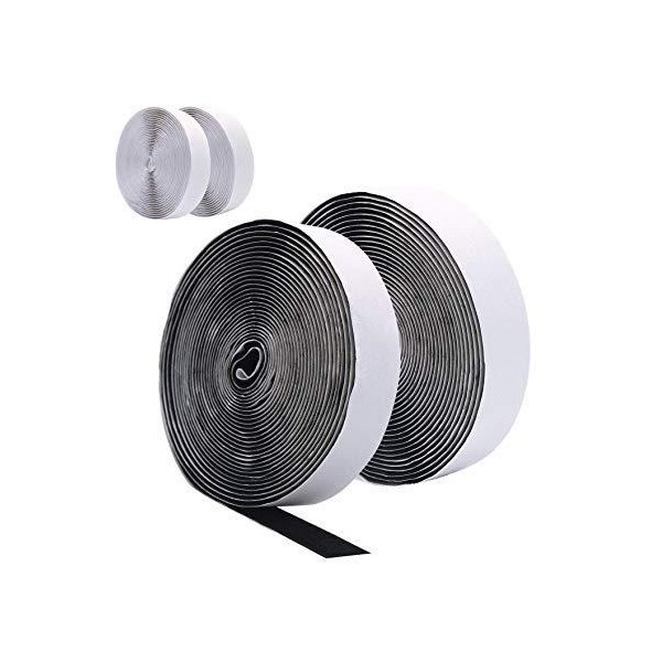 VELCRO NEGRO 20MM HEMBRA + MACHO 1 METRO