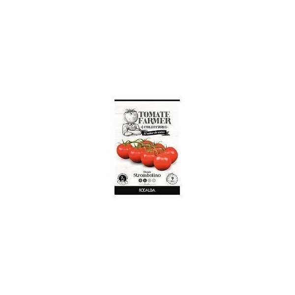 SEMILLA TOMATE FARMER STROMBOLINO SOBRE ROCALVA