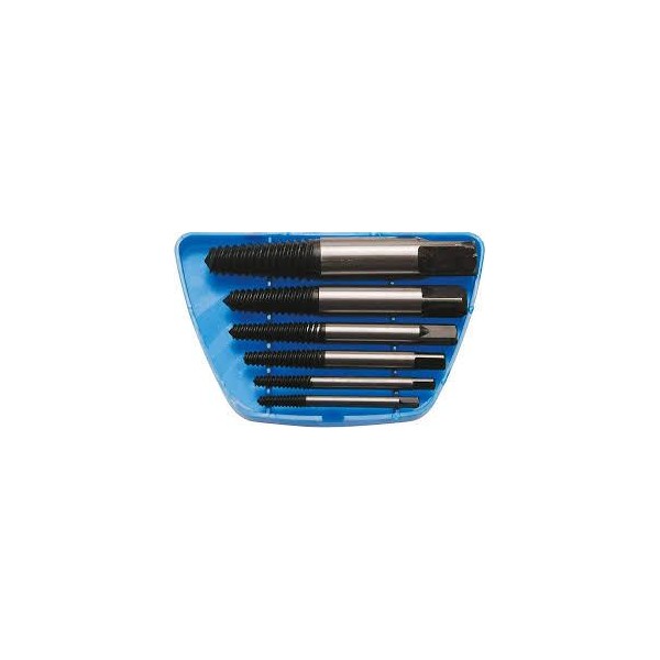 JUEGO EXTRACTORES DE TORNILLO 6 PIEZAS  DE 6 A 25