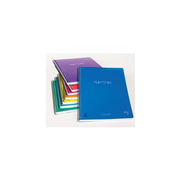 CUADERNO Fº Nº46 80HJ ESPIRAL LIDERPAPEL TAPA POLP