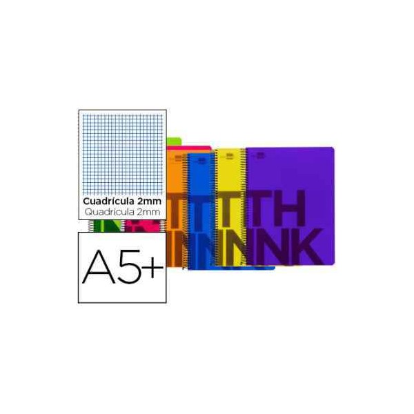CUADERNO 4º MM 80HJ PP ESPIRAL 74975 LIDERPAPEL