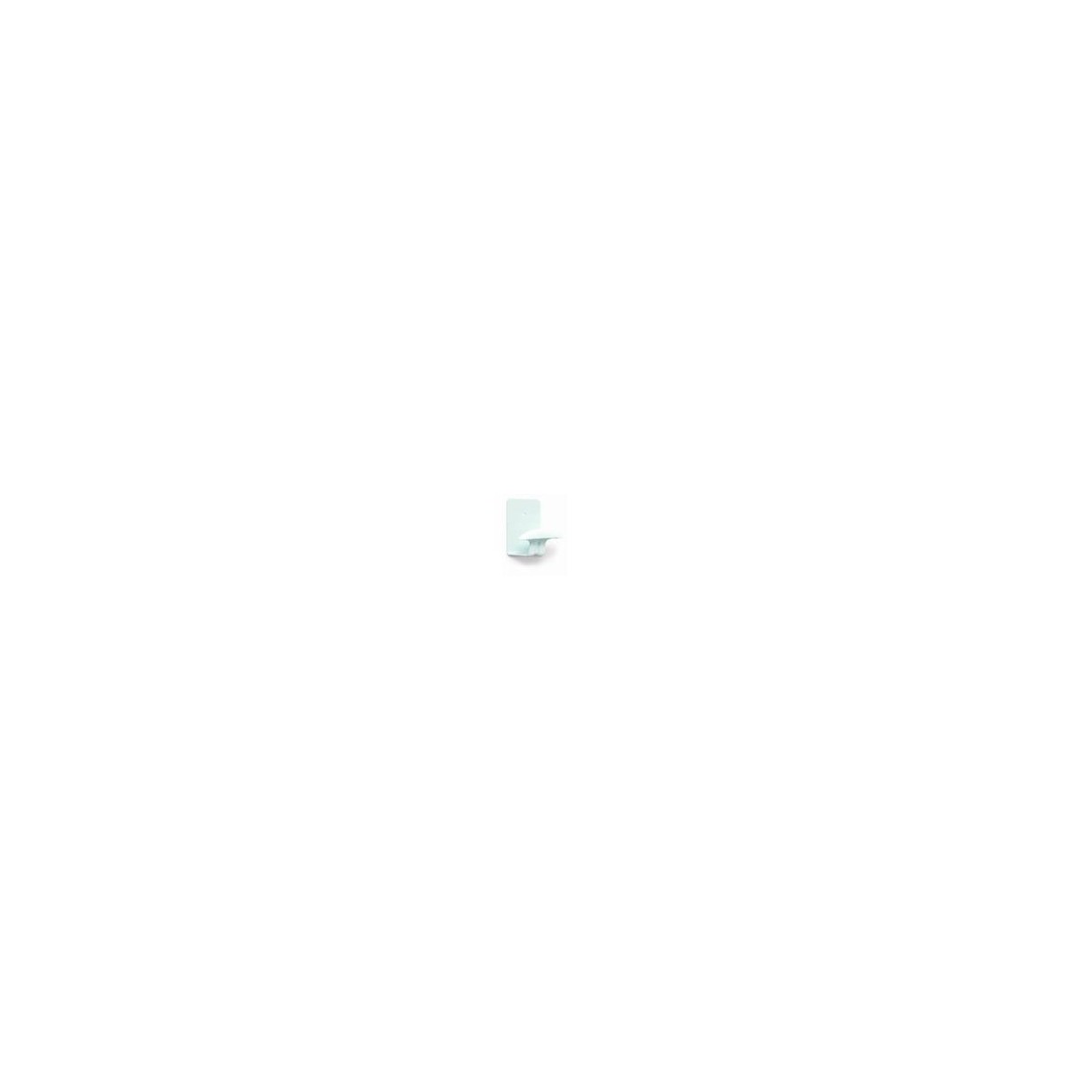 COLGADOR BRINOX METAL 2 UNID BLANCO