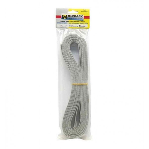 CINTA PERSIANA GRIS O CREMA 18MM 6 MT