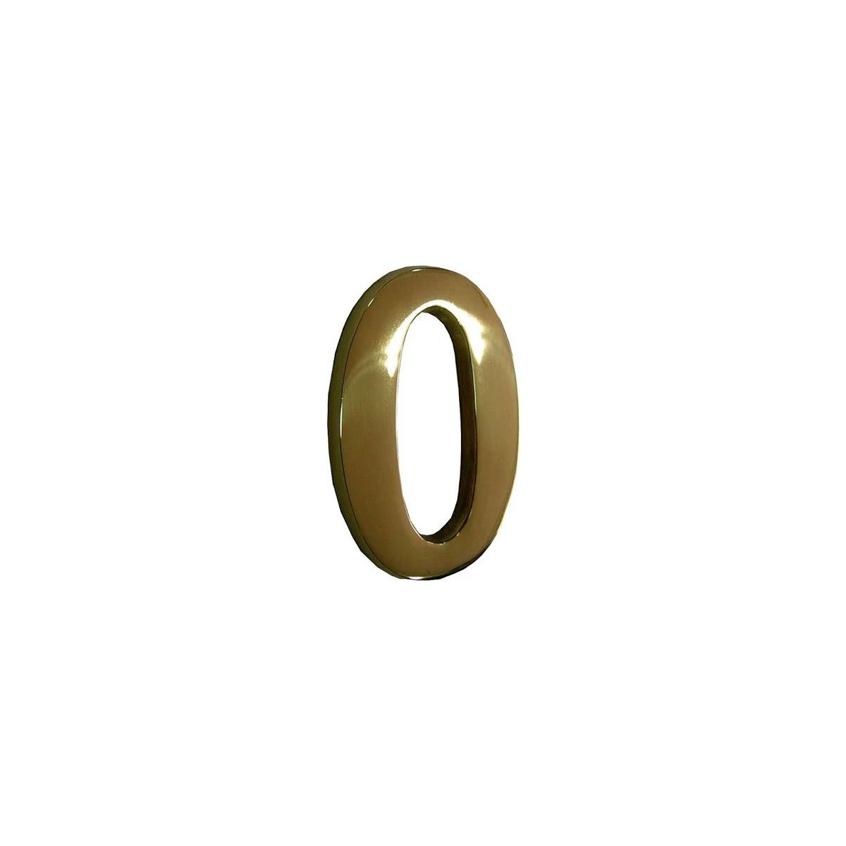NUMERO 0 LATON 10CM PARA PORTAL