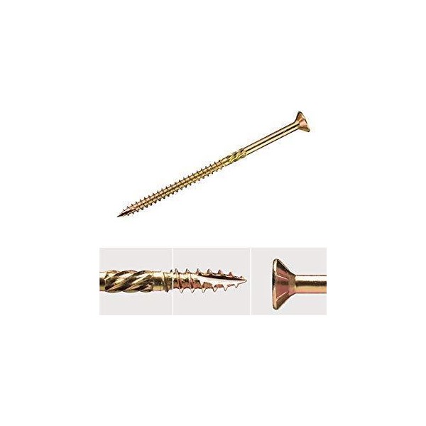 TIRAFONDO KAT 3*40 PZ C/PL MATRIU BOCROMATADO