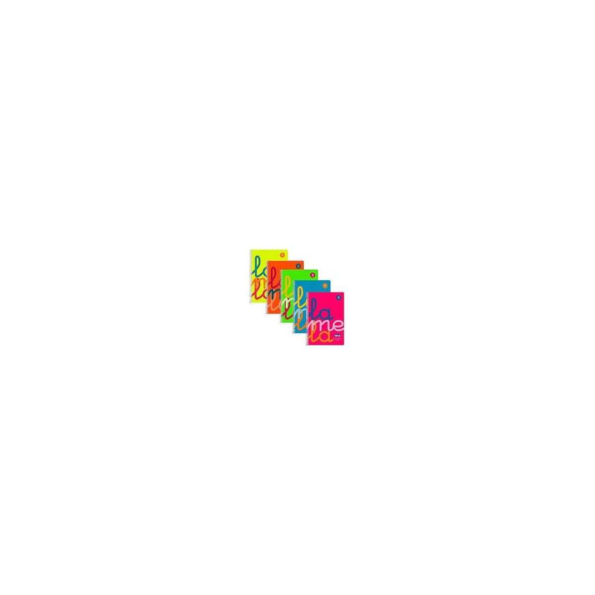 CUADERNO Fº ESPIRAL LAMELA 4MM PLASTICO