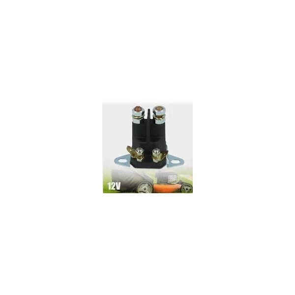 SOLENOIDE PARA TRACTOR CORTACESPED 12V 4 BORNES